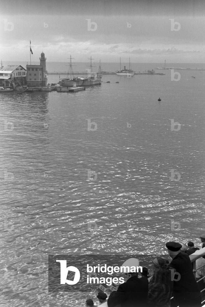 A trip to Italy, Italy 1930s (b/w photo)