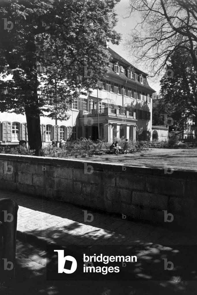 A trip to Heilbronn, Germany 1930s (b/w photo)