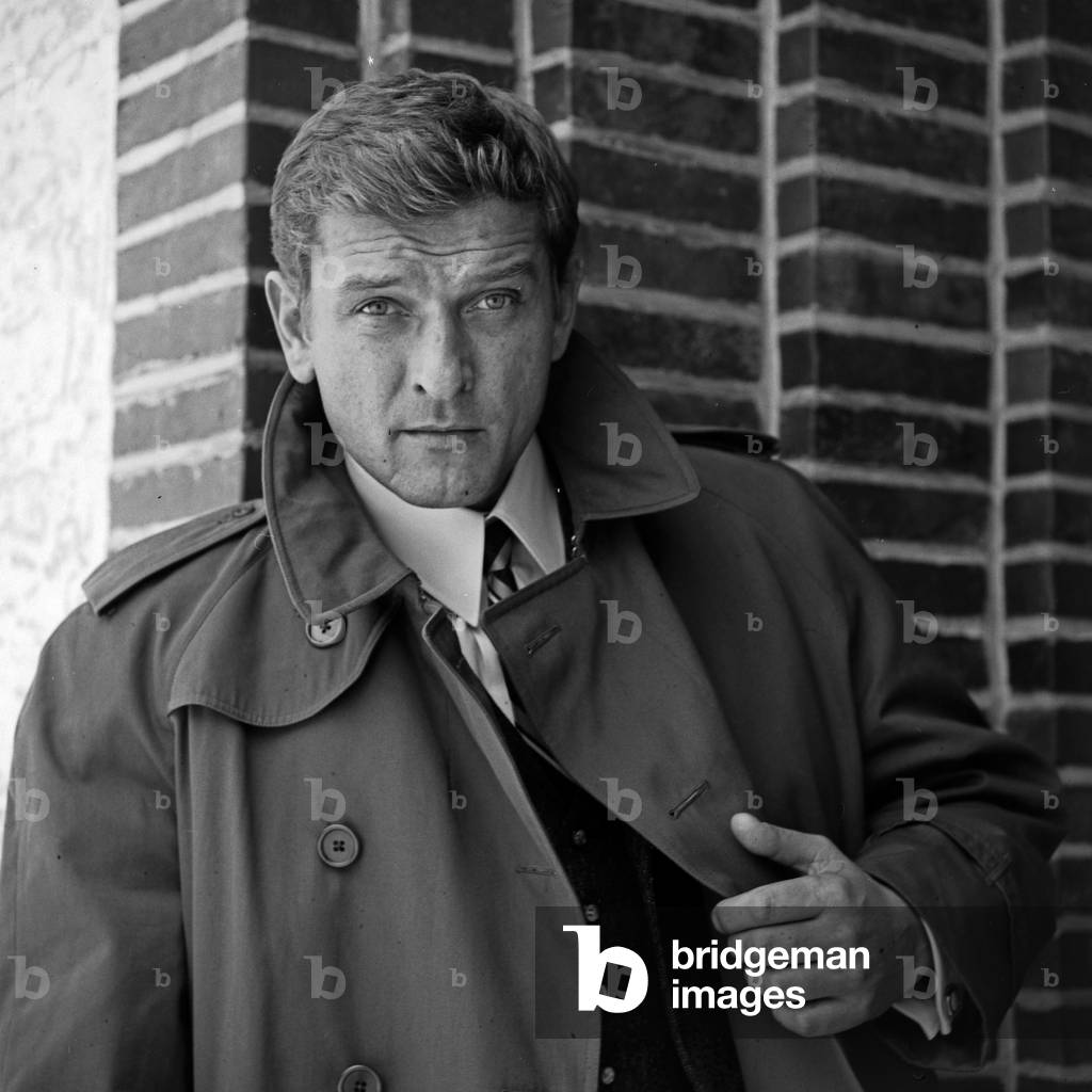 German actor Hans von Borsody as private investigator in the TV series 