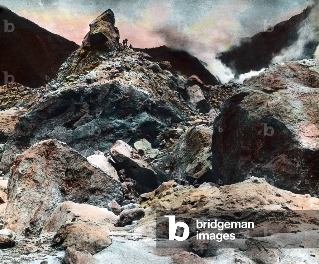 Mount Bandaisan volcano in Japan