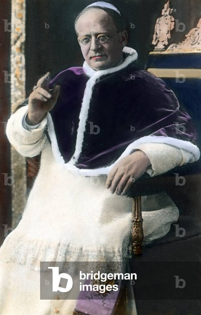 portrait of Pie XI, 1910s (photo)