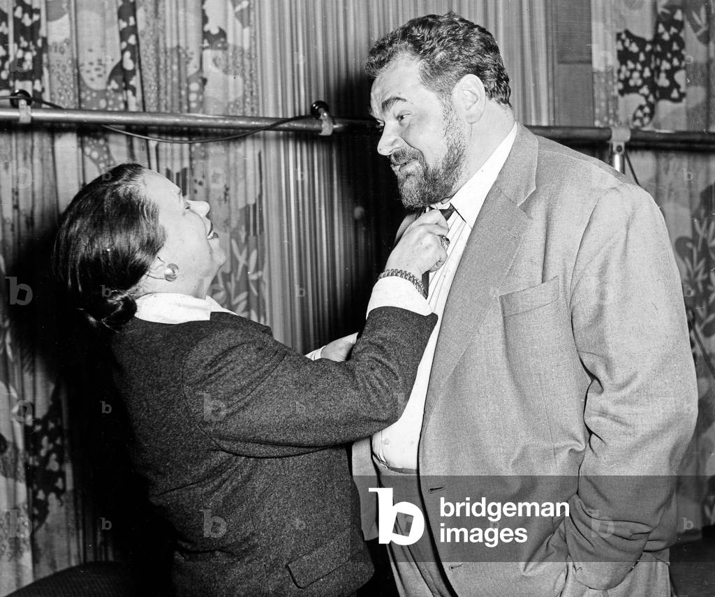 German actors Betra Drews and Hermann Schomberg, Germany 1960s