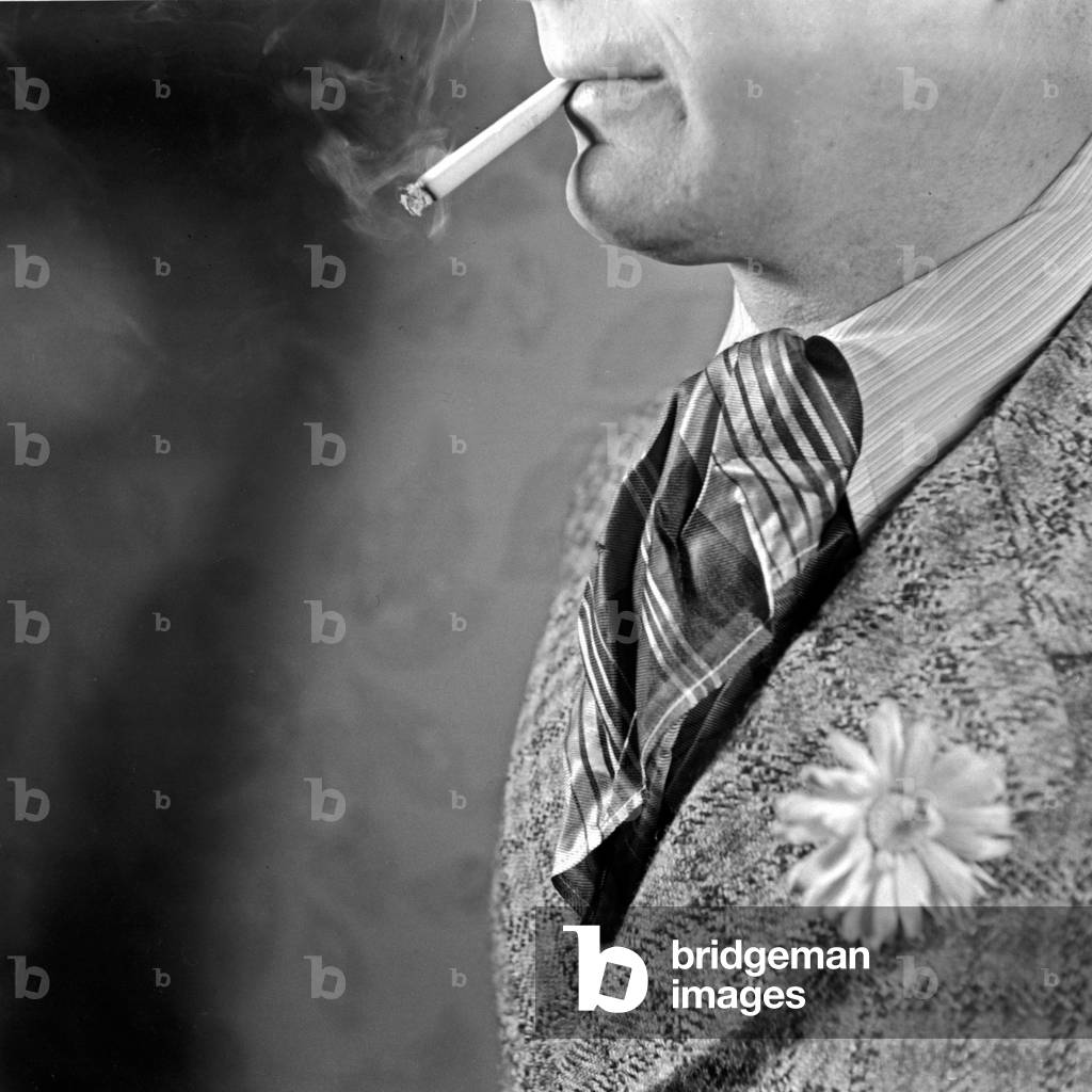 Tie fashion, Germany 1930s (b/w photo)