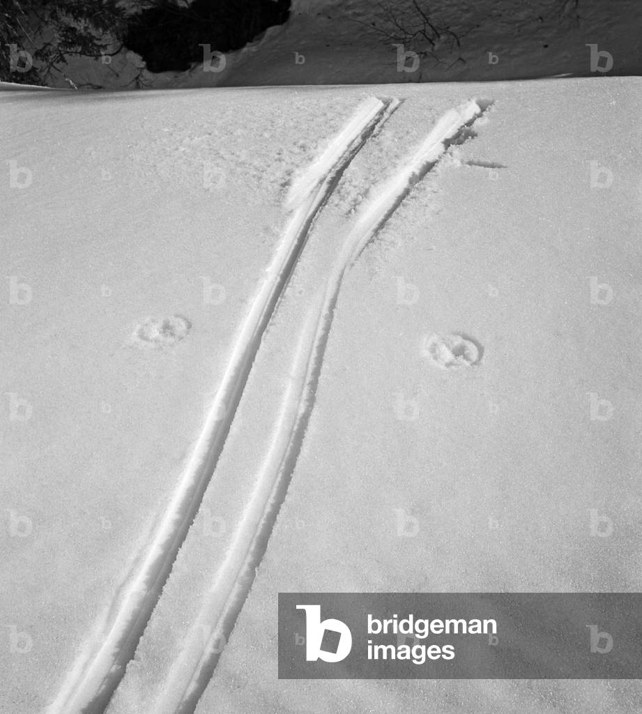 A trip to Mittelberg in Austria, Germany 1930s (b/w photo)