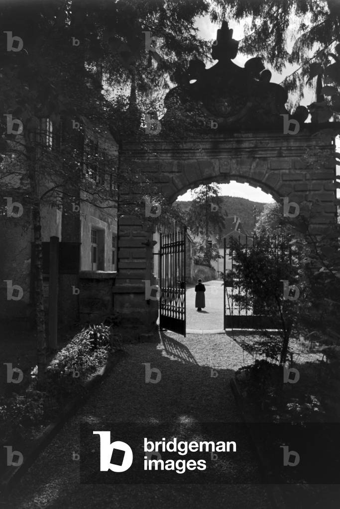 A trip to Bad Urach, Germany 1930s (b/w photo)