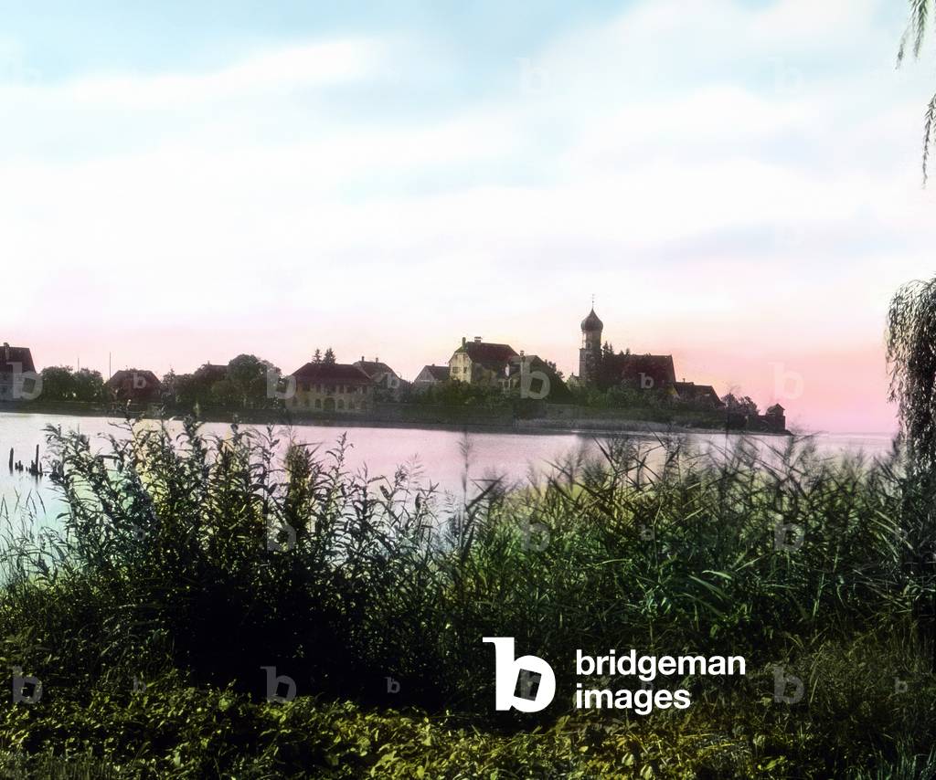 View of Wasserburg at Lake Constance