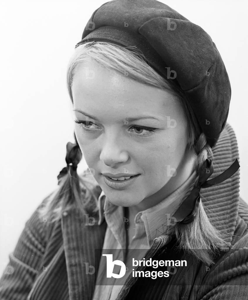 German actress Barbara Schoene, Germany 1960s