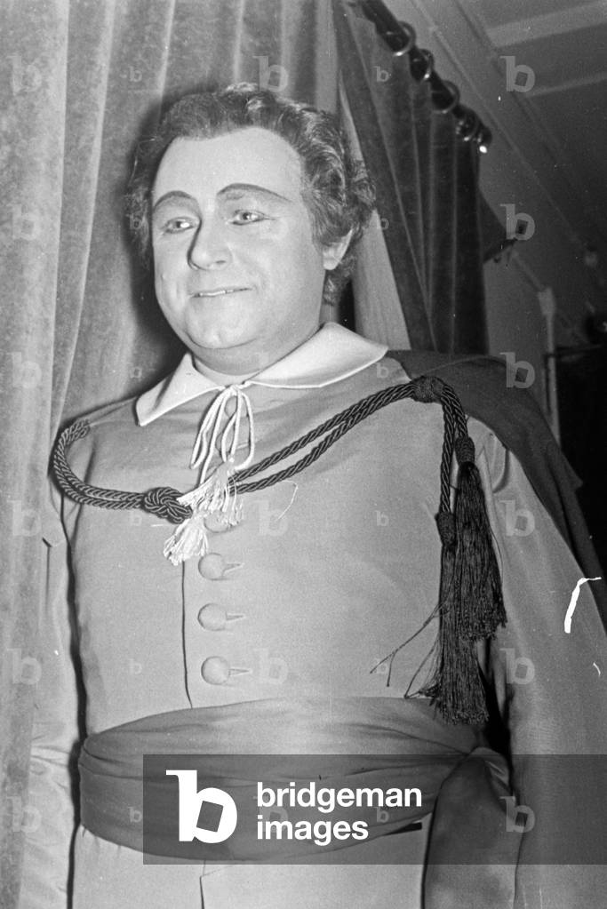 Dress rehearsal for opera 