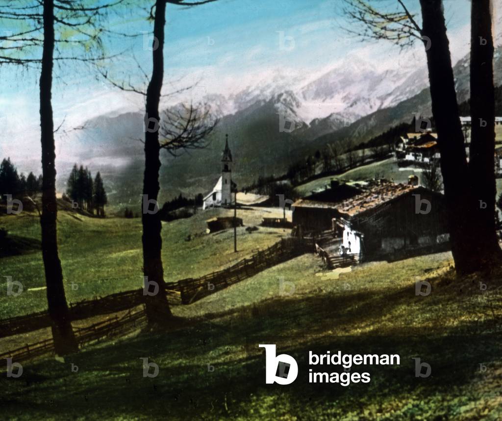 Moesern village near Seefeld in Tyrol, 1920s