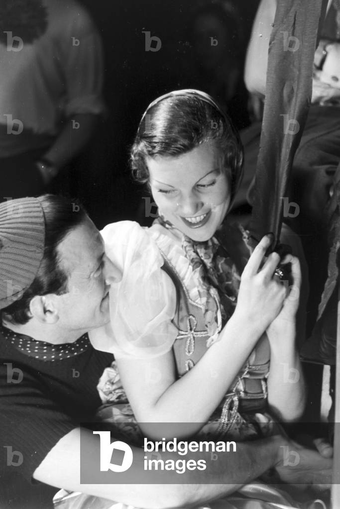 Guests of a carnival party, Germany 1930s (b/w photo)