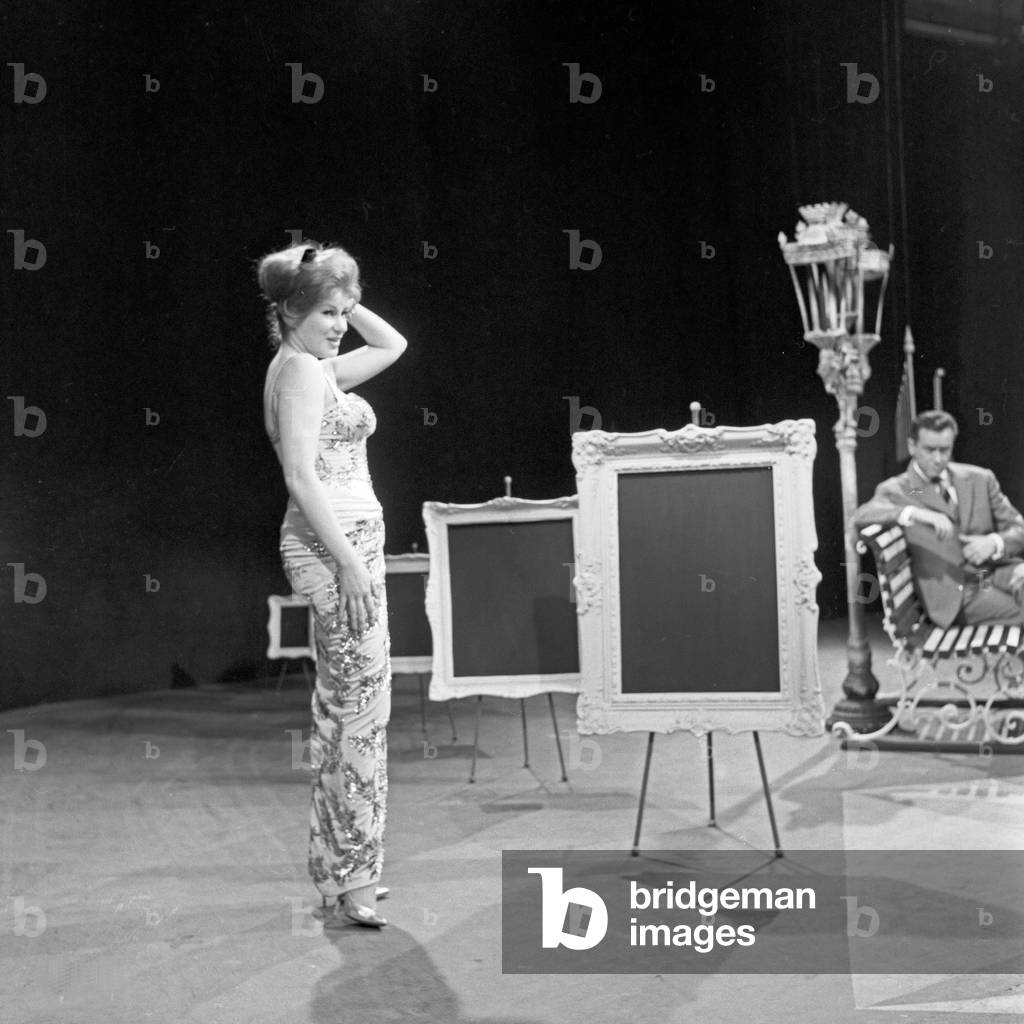 Singer Yvonne Carre at the NDR music show 