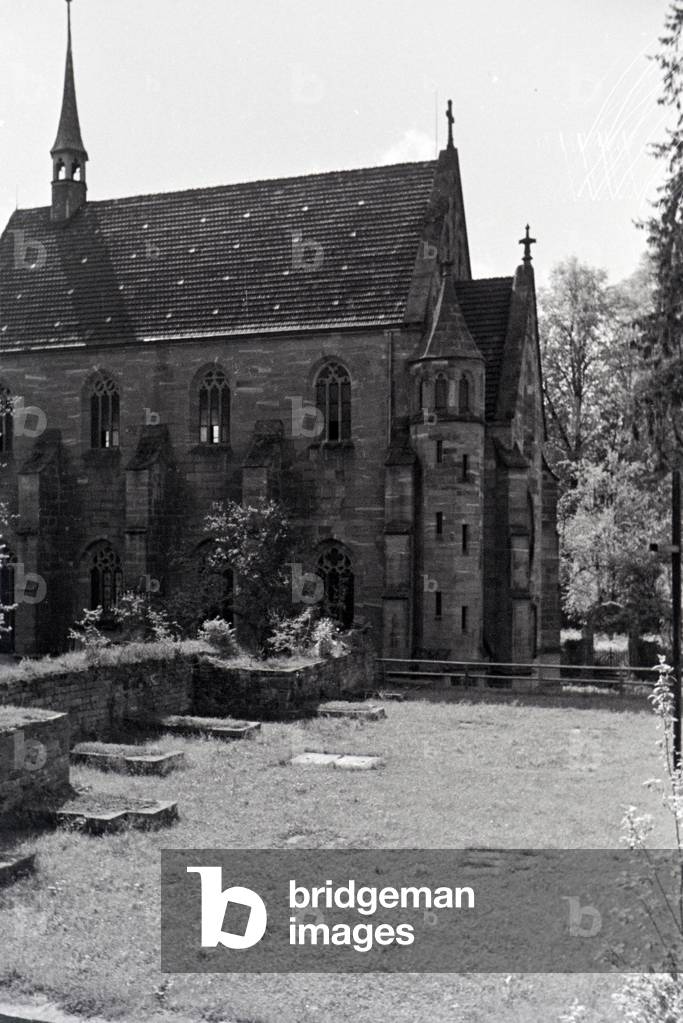 The Chapel of Mary in Hirsau, Black Forest, Germany 1930s (b/w photo)