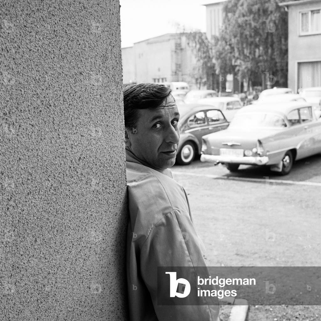 German actor and audio drama speaker Lothar Gruetzner, Germany 1960s