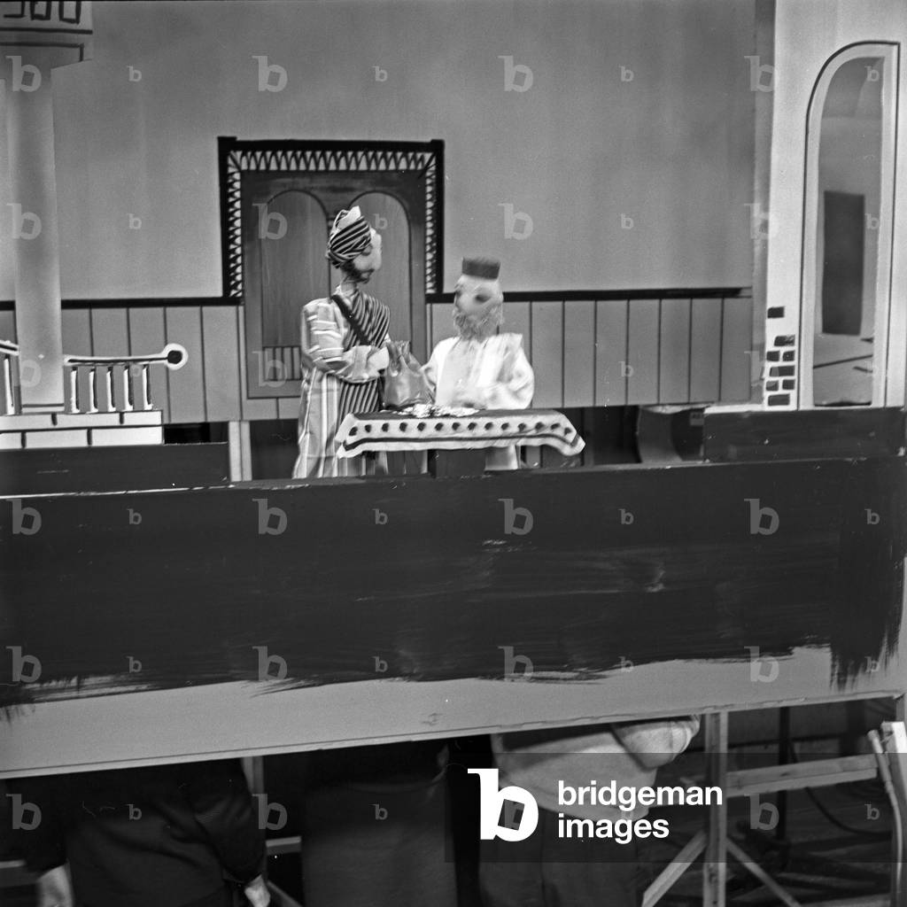 Scene shot from the puppet play 