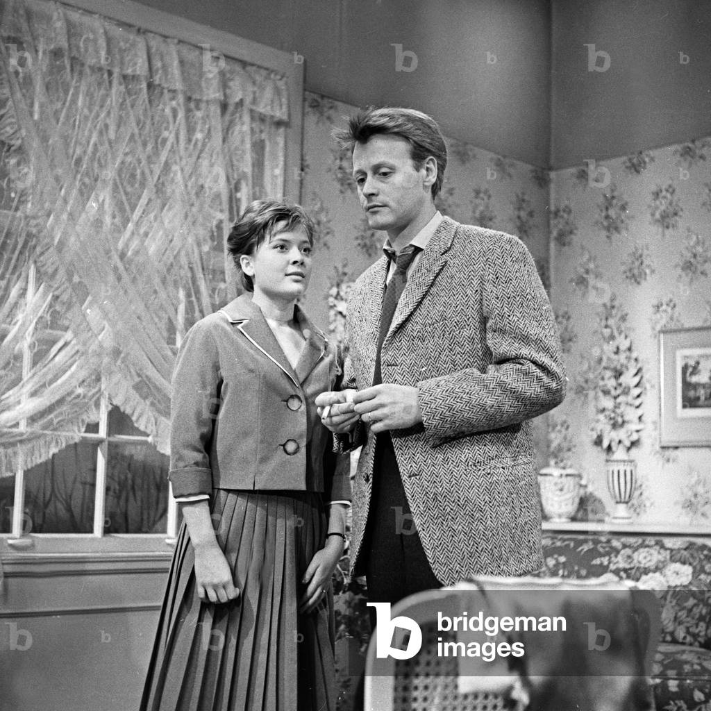 German actors Cordula Trantow and Helmuth Lohner, Germany 1960s