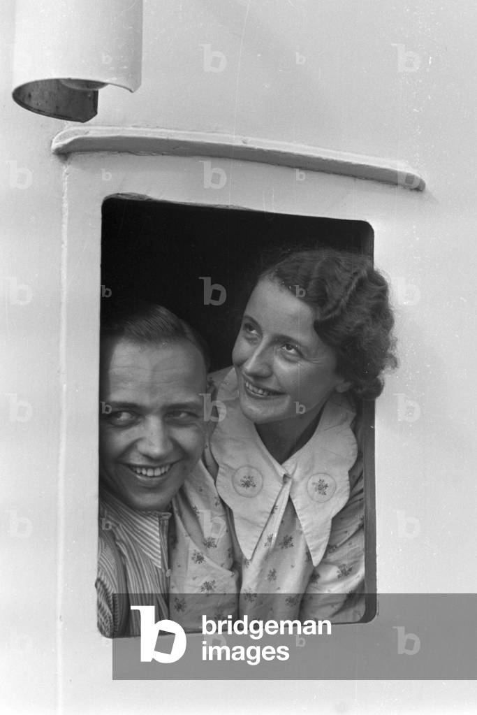 A trip to Italy, Italy 1930s (b/w photo)