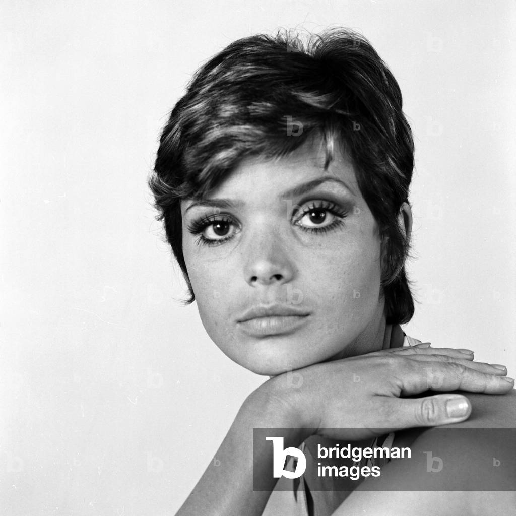 German actress Uschi Glas, beginning 1970s