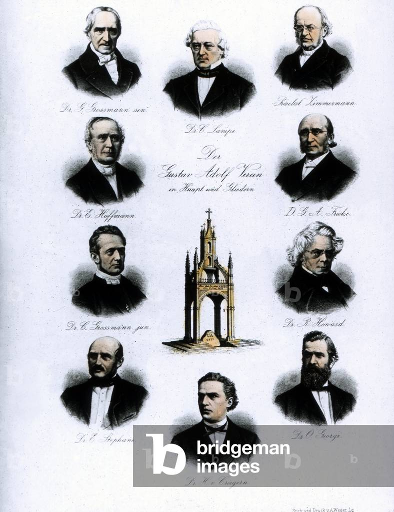 Famous men of the Gustav Adolf association of the year 1882