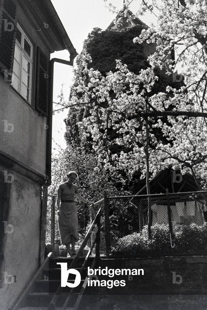 A trip to Hirsau, Black Forest, Germany 1930s (b/w photo)