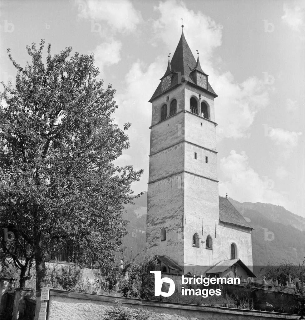 A trip to Kitzbühel in Tyrol, Germany 1930s (b/w photo)