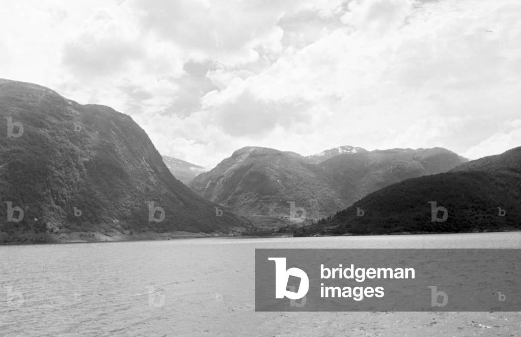 A cruise to Norway, Germany 1930s (b/w photo)