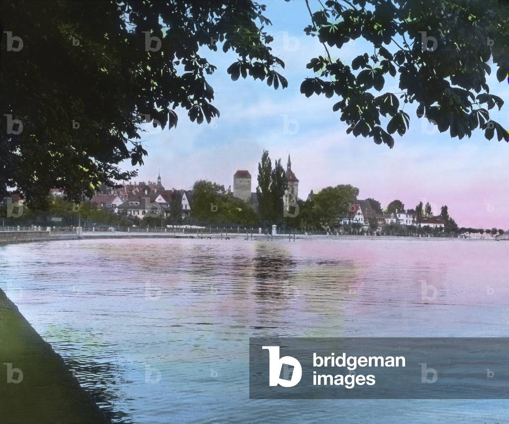 View to the city of Arbon from Lake Constance