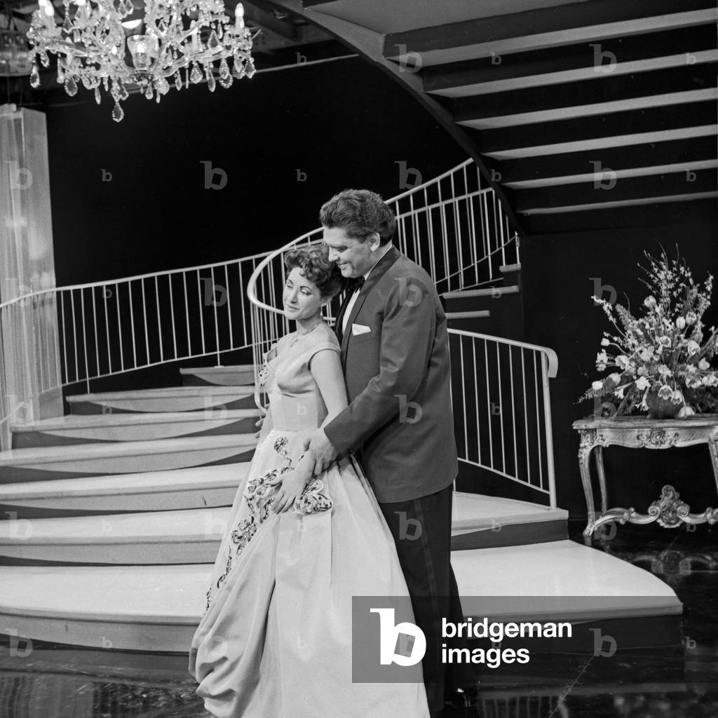 Two singers at the NDR music TV show 