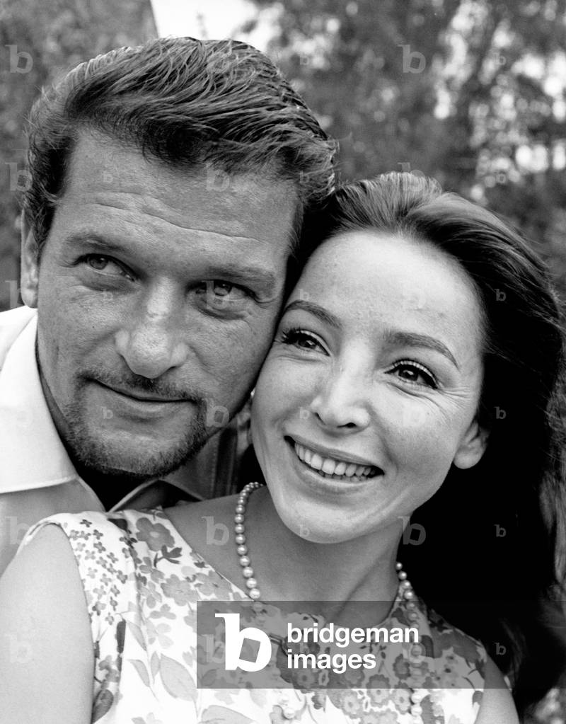 Austrian German actor Hans von Borsody with his second wife Alwy Becker, ca