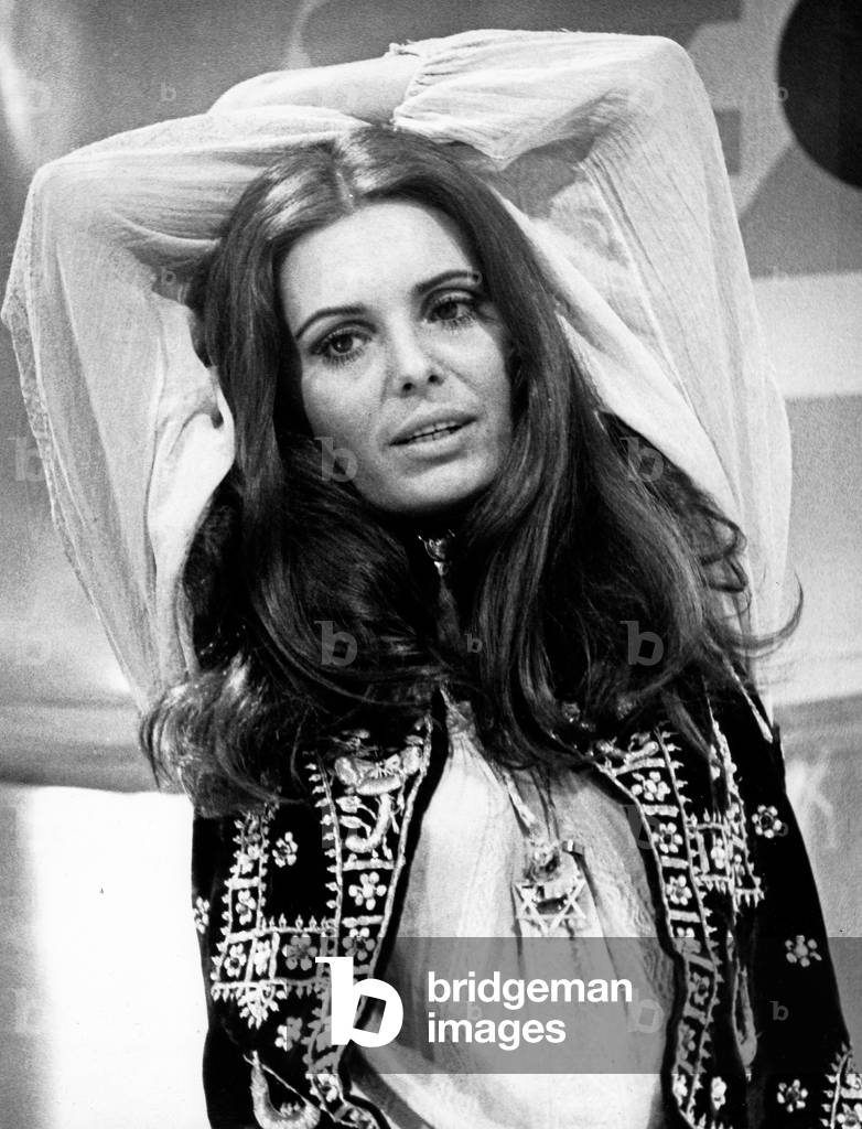 Israeli movie actress and singer Daliah Lavi, Germany 1970s