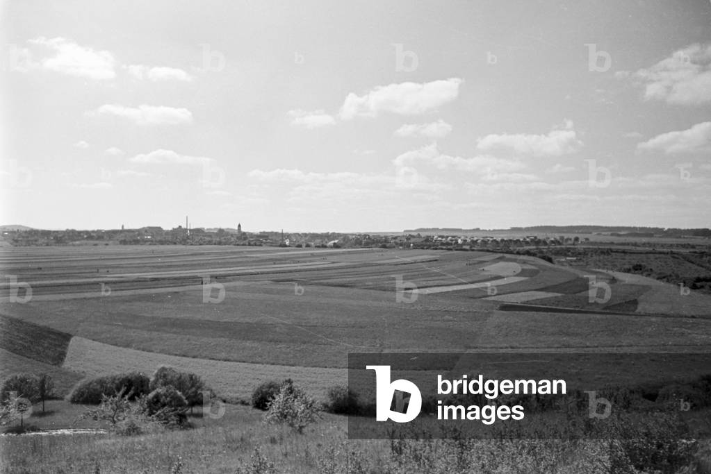 A trip to Hohenzollern-Hechingen, Germany 1930s (b/w photo)
