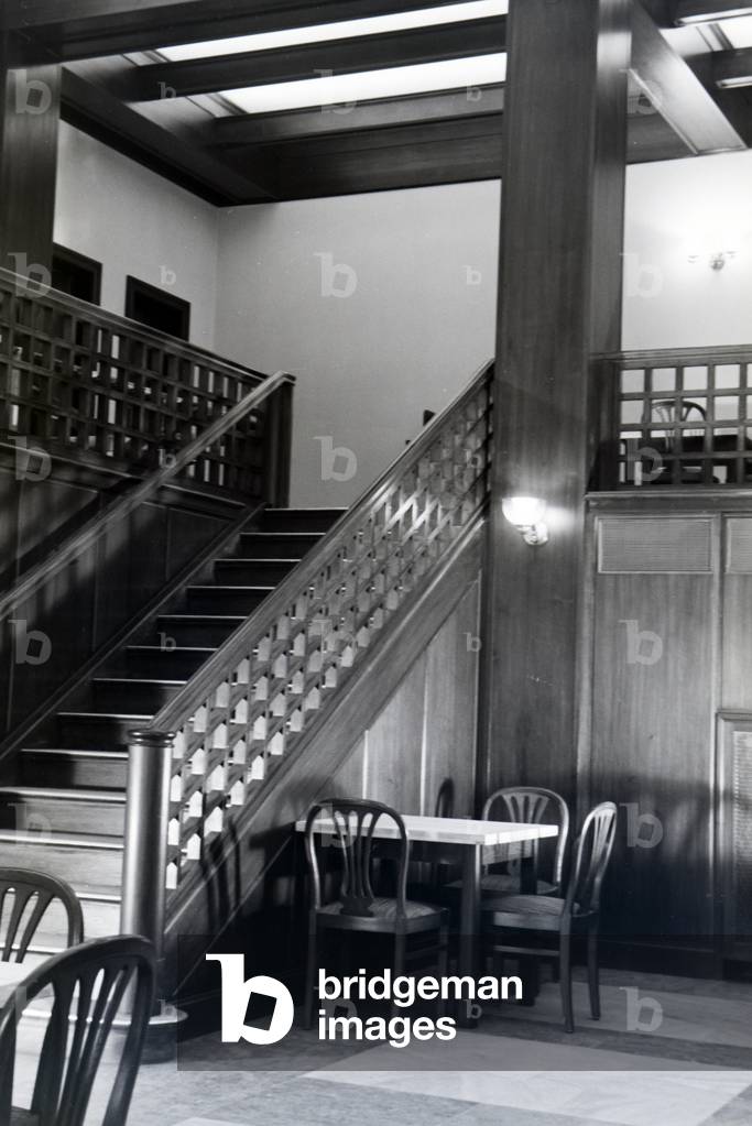 The interior spaces of the Schiller-Theater, that was rebuilt extensively by the architect Paul Baumgarten and was reopened with Schiller´s 