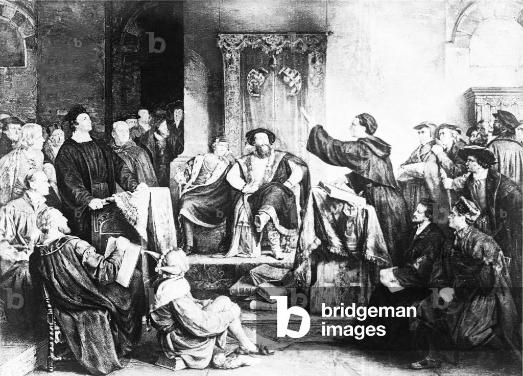 Martin Luther at the Reichstag in Worms