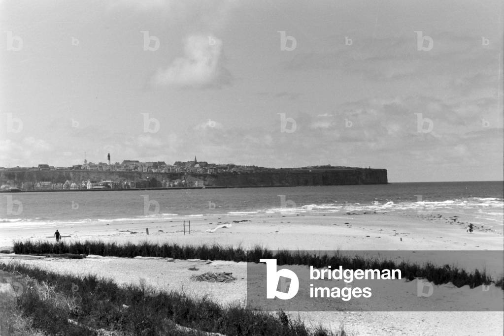 A trip to Heligoland, Germany 1930s (b/w photo)