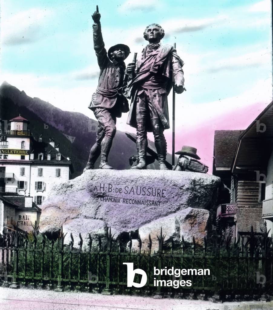 Chamonix, Saussure Monument
