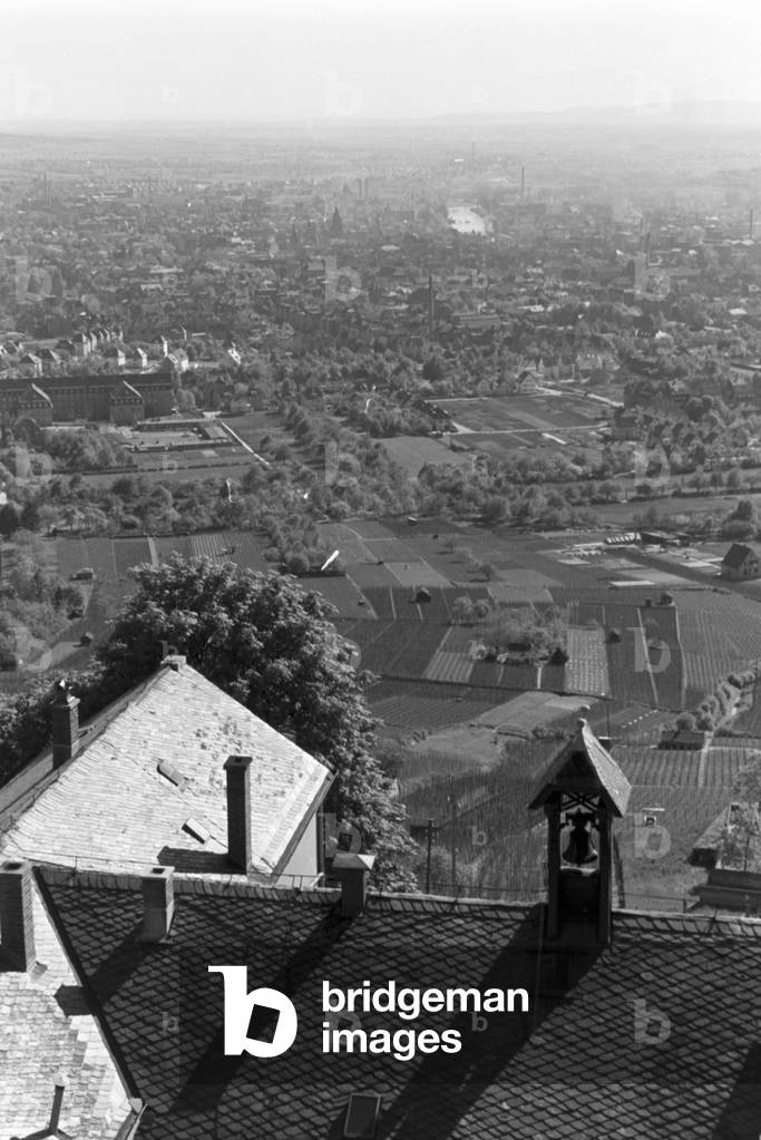 A trip to Heilbronn, Germany 1930s (b/w photo)