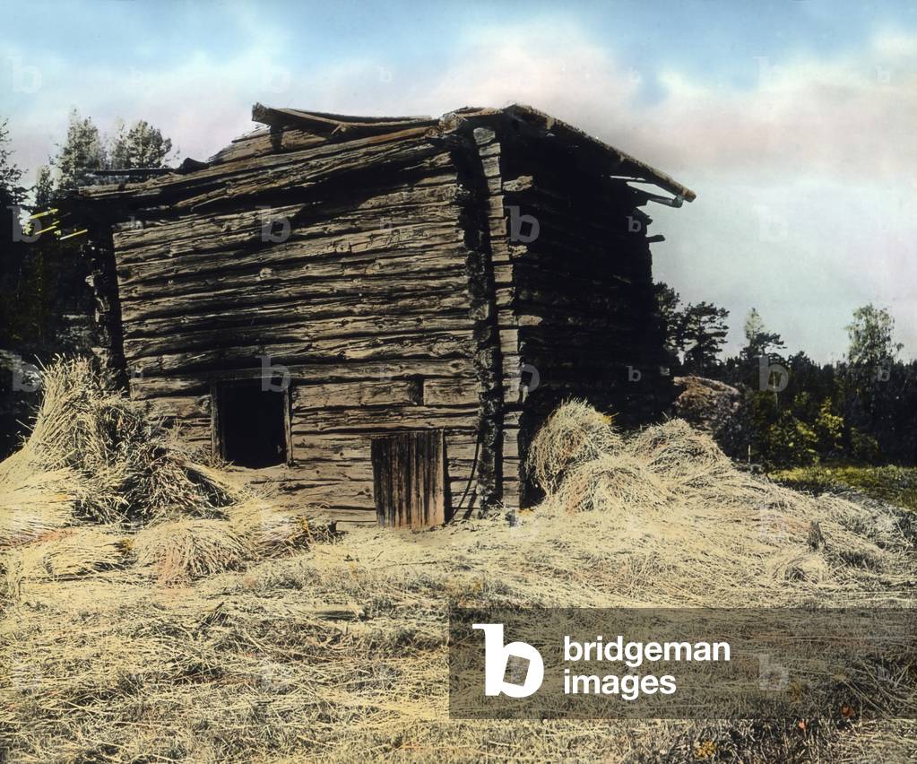 Old grain kiln at Finland, 1920s