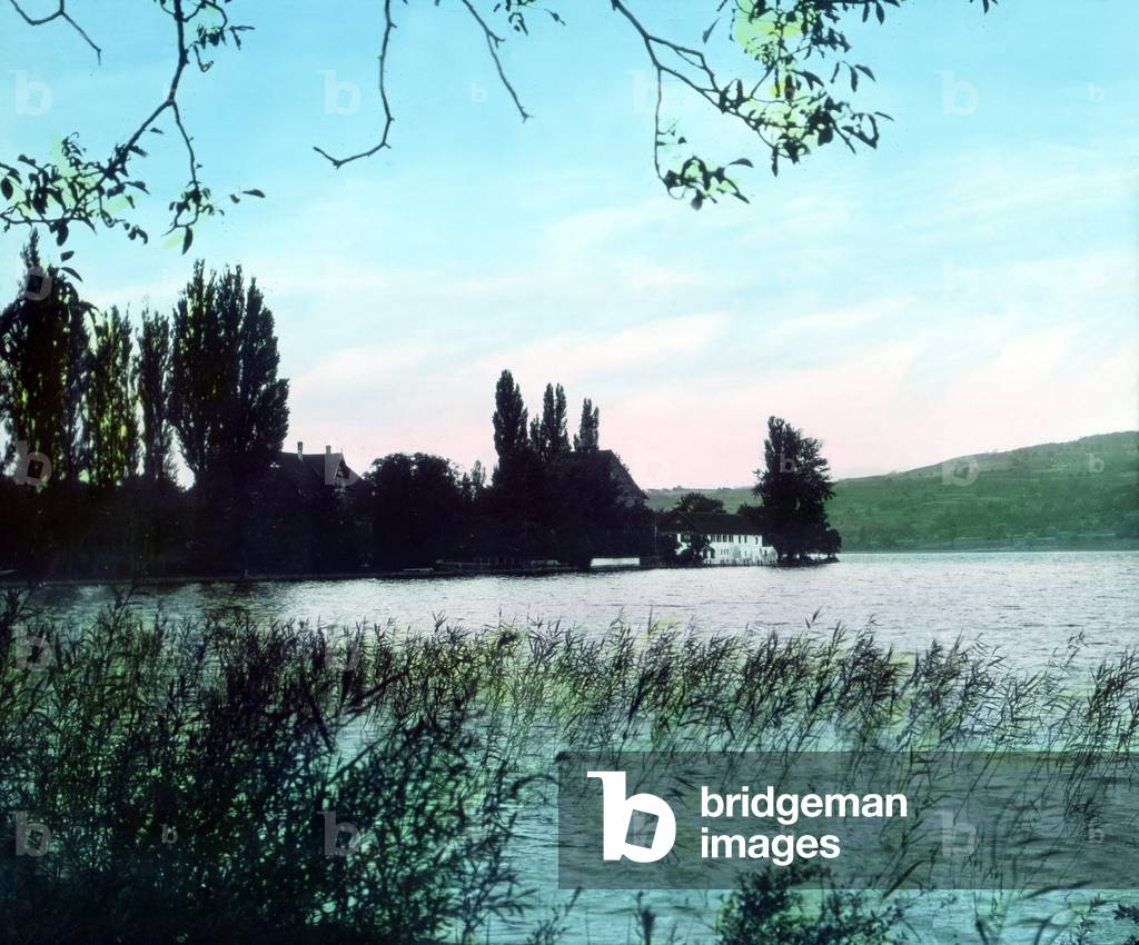 View to Glarisegg castle at Thurgau canton, Switzerland