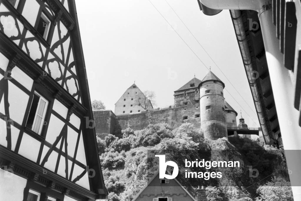 A trip to Giengen, Germany 1930s (b/w photo)