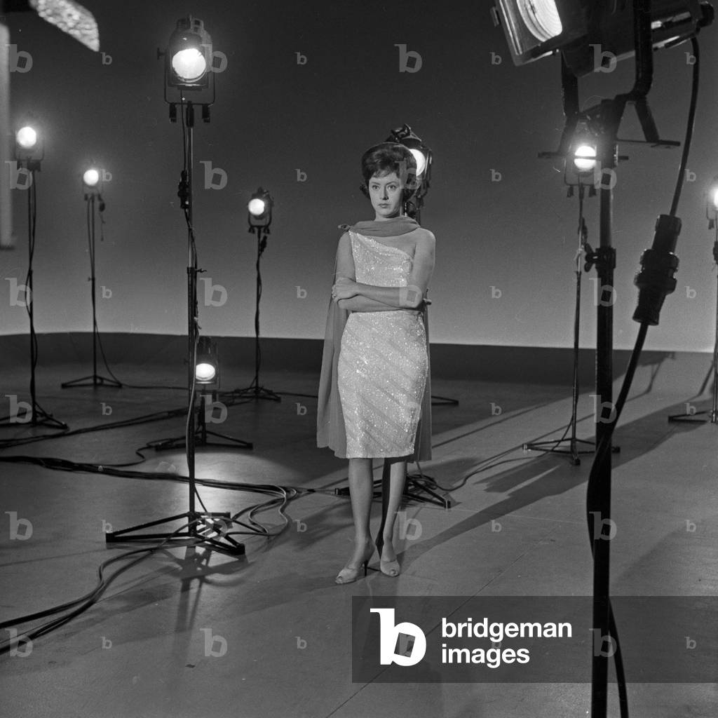 The great entertainment show on New Year's Eve 1961/62 of Norddeutscher Rundfunk TV and radio station, Germany 1960s