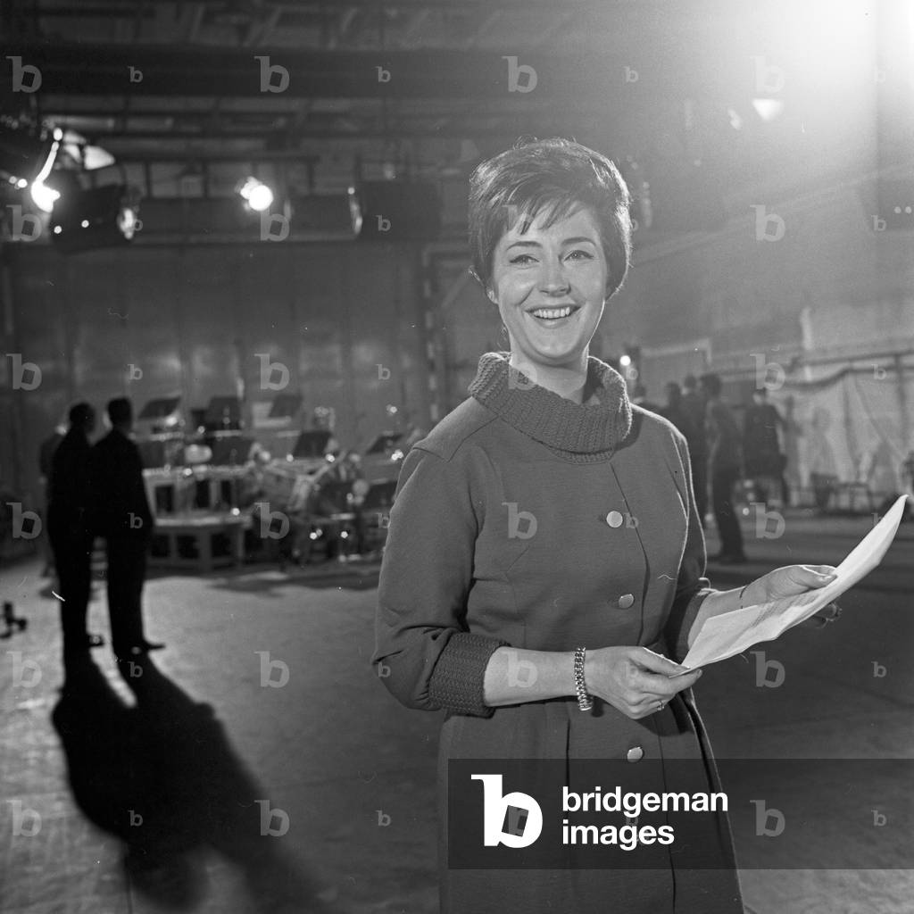 German schlager singer Renee Franke in the German TV satire show 