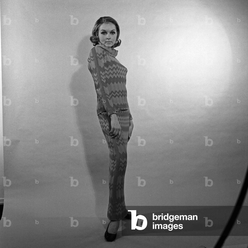 German actress Sandrine Schmidt, Germany 1960s