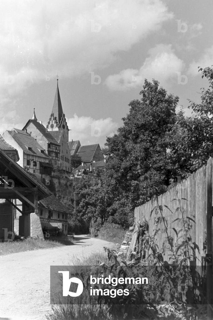 A round trip trough Baden-Württemberg, Germany 1930s (b/w photo)