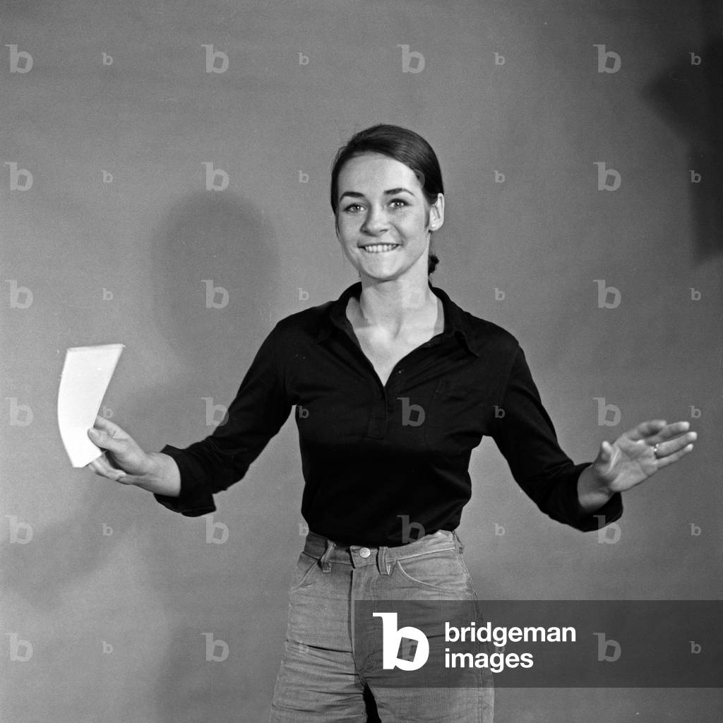 German actress Eva Luettke, Germany 1960s