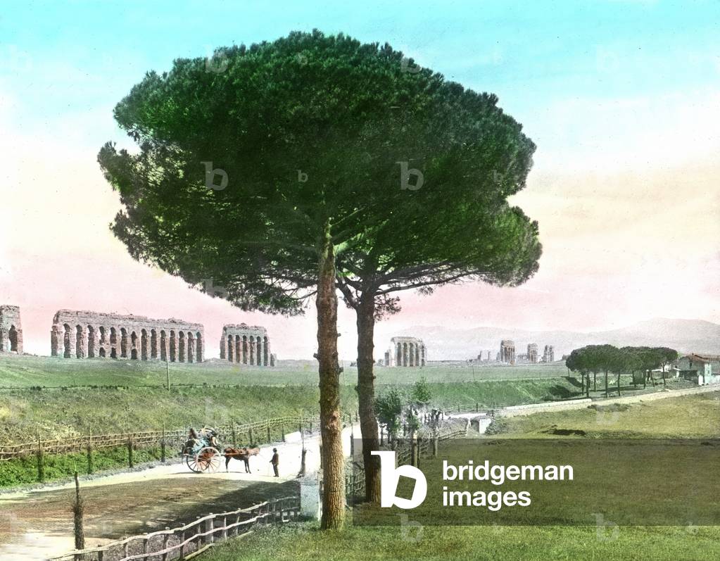 The ancient Via Appia near Rome