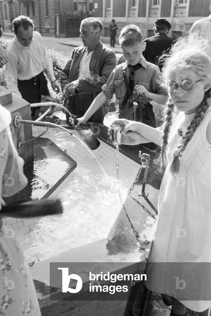 A trip to Stuttgart, Germany 1930s (b/w photo)