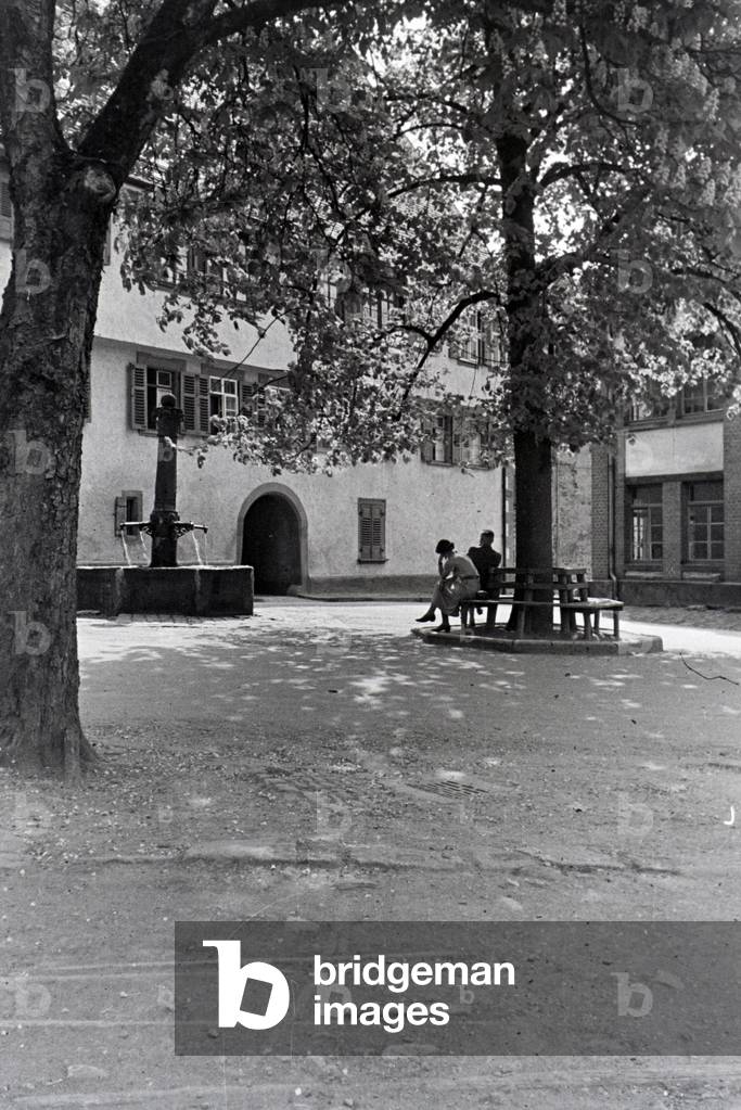 A trip to Alpirsbach, Germany 1930s (b/w photo)