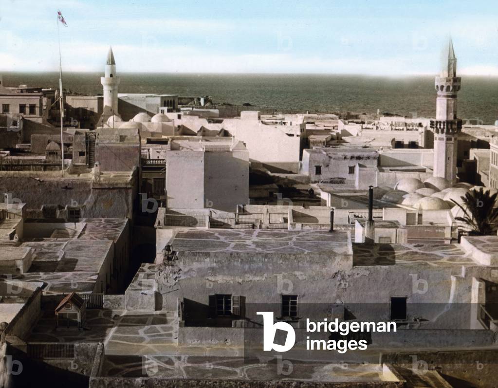 Typical view of a city in Algeria, c. 1900