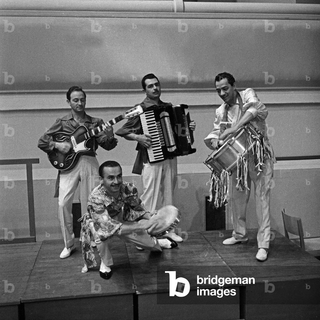 A Brazilian musical quartet, Germany 1950s