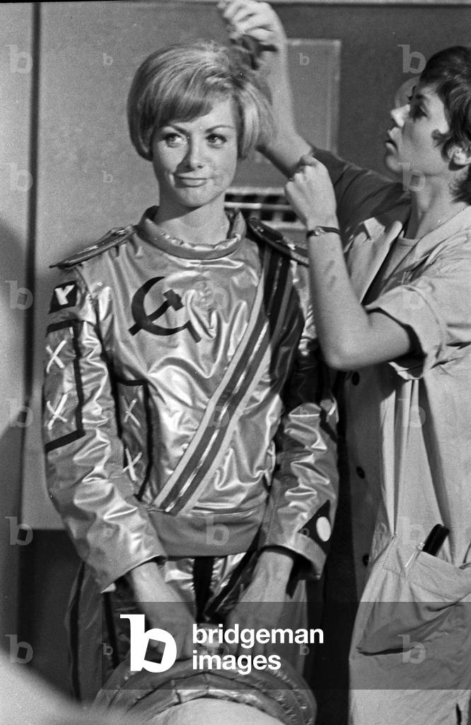 At the set to new year's eve TV show 