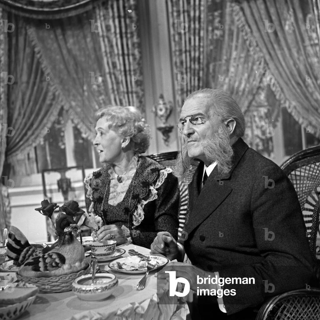 Professor and his wife in the one act play 